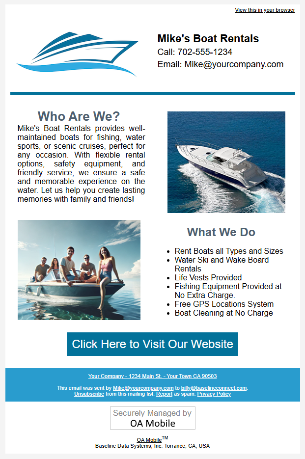 Example Email